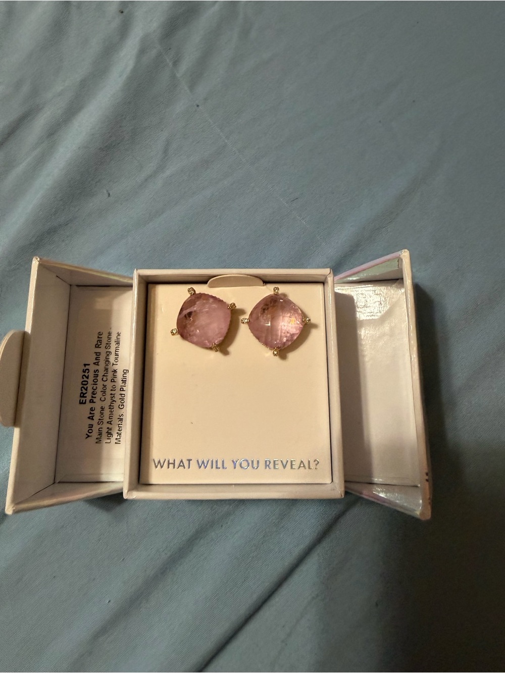 Mental Health 25: You Are Precious And Rare: Light Amethyst to Pink Tourmaline